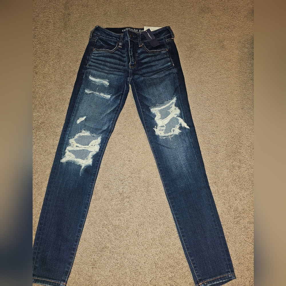American Eagle Distressed Blue Jeans